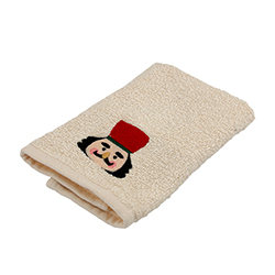 Toalla Nutcracker Blanco 30x30cm