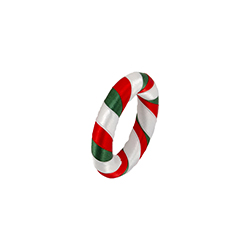 Porta Servilletas Rojo Blanco Verde 6 Piezas