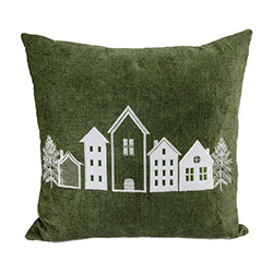 Cojín Casas Cozy Verde 45x45cm
