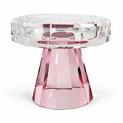 Portavela de Cristal Austria Rose 8x9.5 cm