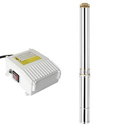 Bomba Sumergible 1.5HP 1.5M con Controlador 4SMD3/10