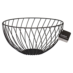 Frutero de Metal Negro 25X12X25cm 