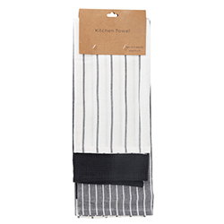 Limpiones para Cocina 3 Piezas Gris 45X70cm 