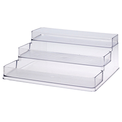 Porta Especias 3 Niveles Transparente 25X23.5X10.5cm