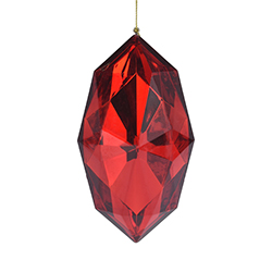 Adorno Diamante Rojo Navidad 13X3X7cm