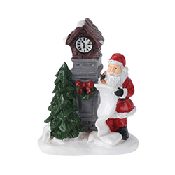 Figura Clock para Pueblo Navideño 6X5cm