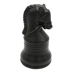 Adorno Ajedrez Caballo Negro 16.5cm