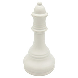 Adorno Ajedrez Reina Blanco 20cm