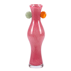 Florero Eclipse Vidrio Naranja 37cm