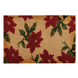 Alfombra Diseño de Flor Ponsetia 40x60cm Alfombra Diseño de Flor Ponsetia 40x60cm