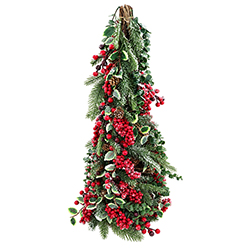 Adorno Árbol Navideño Cerezos 60cm 