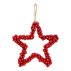 Estrella Colgante Navideña Cerezo Winter Village 20cm 