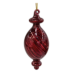 Adorno Navideño Colgante Borgoña de 18 cm
