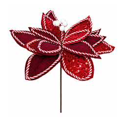 Flor Navideña The Sugar Crown 32cm 