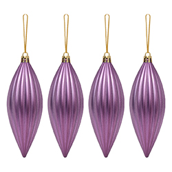 Bola Icicle 4 Piezas Morada