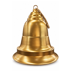 Campana Colgante Oro  60cm