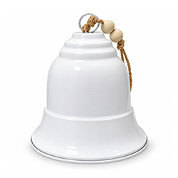 Cascabel Colgante Blanco de 40 cm