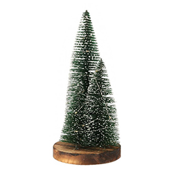 Adorno Árbol Navidad x3 LED Luz Amarilla x15