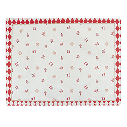 Individual Carousel Christmas Rojo 34X46cm 