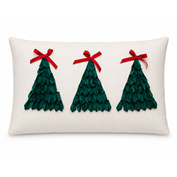 Cojín Kiss Me Christmas 3 Árboles 30X50cm 