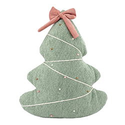 Cojín Christmas Beauty Forma de Árbol Verde 