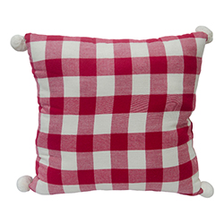 Cojín Victoria Christms 45x45cm Pompones