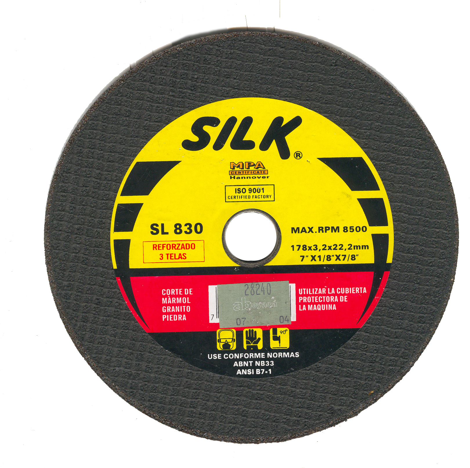 Disco De Corte Piedra SL830 Silk