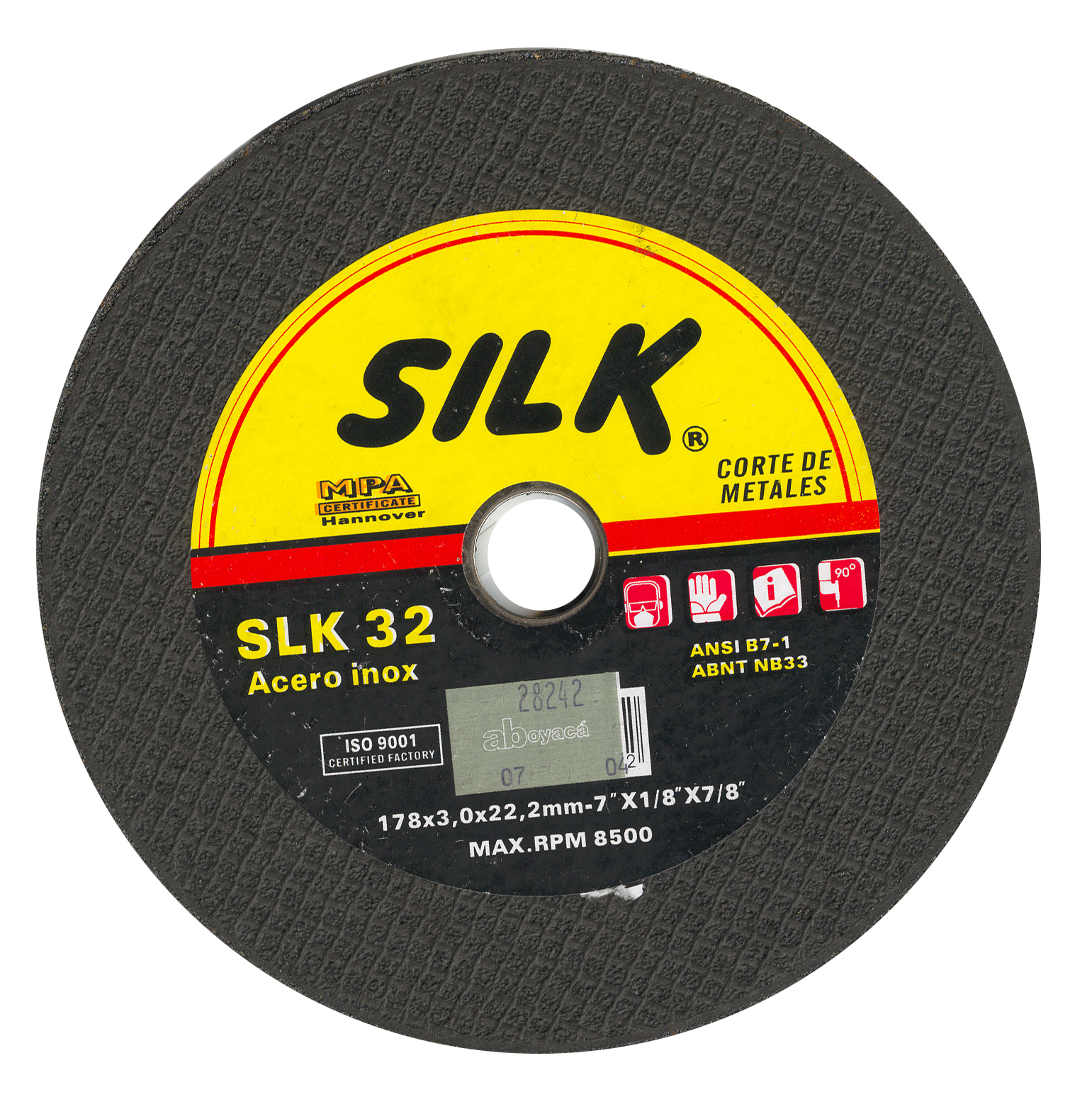 Disco De Corte Metal SLK32 Silk