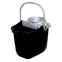 Balde Trapeador 15 Litros Negro 