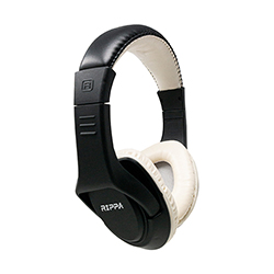 Audífono + Micrófono Bluetooth  On Ear - Hasta 6 Horas de Reproducción Blanco Rippa