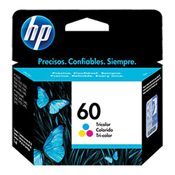 Cartucho 60 Color F4280/C4680/F2430/F2480/F4480/C4780/D110/D1660 Hp