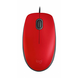 Mouse  Alambrico M110 Rojo Logitech