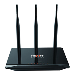 Router Nexxt Amp 300Mbps + Modo Ap 4 Puertos Lan 3 Antenas 5 DBi