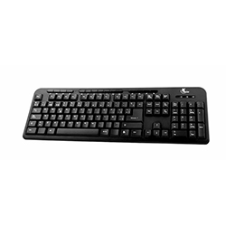 Teclado  Alambrico Usb Negro Xtech