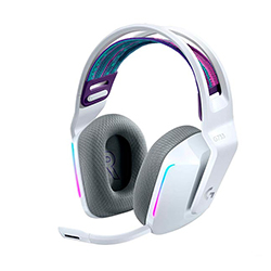 Audifono + Microfono  Gamer G733 Inalambrico Lightspeed Rgb Blanco Logitech