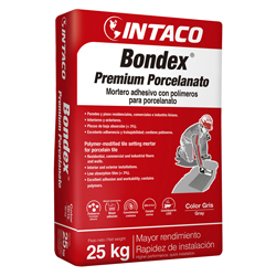 Bondex de 25kg Premium Porcelanato