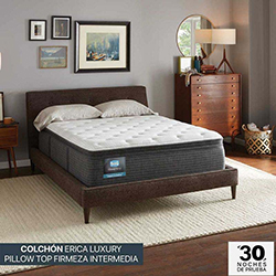 Colchón Erica Luxury Firm Pillow Top Queen 160x200cm Simmons