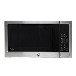 Horno de microondas Empotrable de 45.3L Acero Inoxidable con Vidrio Negro GE Profile