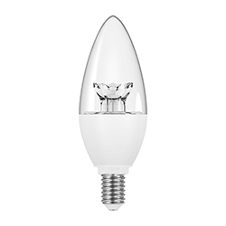 Foco Led Toledo Vela E12 6w Luz Cálida Sylvania