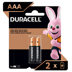 Pila Duracell AAA Blister X2