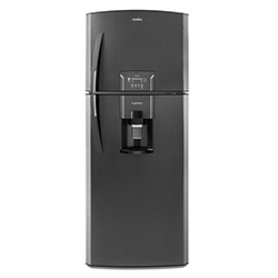 Refrigerador Black Steel de 400 Litros con Dispensador de Agua Mabe