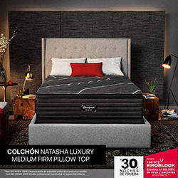 Colchón Natasha Luxury Medium Firm Pillow Top 105x190cm Simmons