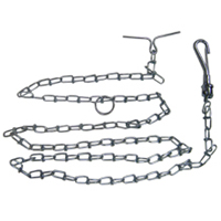 Cadena para Perro Anillo / Gancho Niquelado