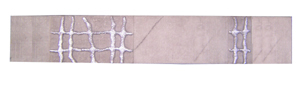 Listelo Gris/Plata Resina 5x30cm