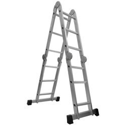 Escalera Multi-Propósito de Aluminio Plegable 12 pasos