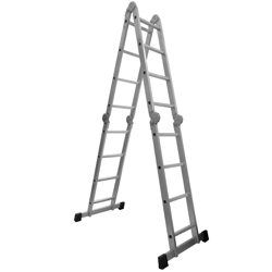 Escalera Multi-Propósito de Aluminio Plegable 16 pasos