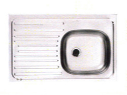 Fregadero para Sobreponer de 80 x 50 de Acero Inoxidable Franke