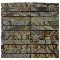 Mosaico de Mármol Forest Brown 30x30 cm