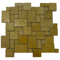 Mosaico de Mármol Ivory Gold Roman 30x30cm