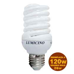 Foco Ahorrador Espiral 26w E-27 Lumicino 